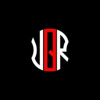 uqr brev logotyp abstrakt kreativ design. uqr unik design vektor