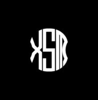 xsm brev logotyp abstrakt kreativ design. xsm unik design vektor