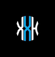 xxh Brief Logo abstraktes kreatives Design. xxh einzigartiges Design vektor