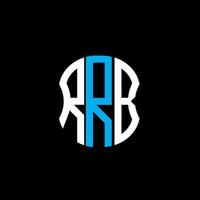 rrb brief logo abstraktes kreatives design. rrb einzigartiges Design vektor