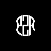 pza buchstabe logo abstraktes kreatives design. pza einzigartiges Design vektor