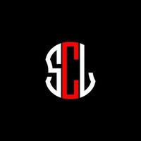 scl brief logo abstraktes kreatives design. scl einzigartiges Design vektor