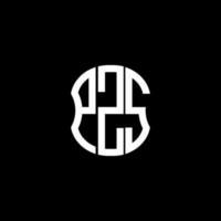 pzs Brief Logo abstraktes kreatives Design. pzs einzigartiges Design vektor