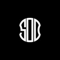 SDD Brief Logo abstraktes kreatives Design. einzigartiges SDD-Design vektor