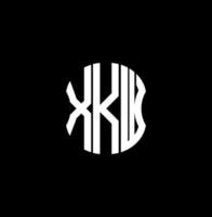 xkw brev logotyp abstrakt kreativ design. xkw unik design vektor