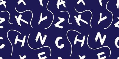 alfabet sömlös mönster bakgrund för omslag, affisch, media vektor