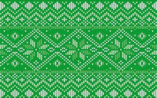 Jaquard-Muster für Weihnachten mit Schneeflocken vektor