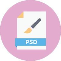 psd-dateivektorillustration auf einem hintergrund. hochwertige symbole. vektorsymbole für konzept und grafikdesign. vektor