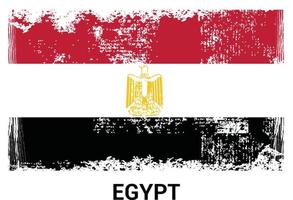 egypten flagga design vektor