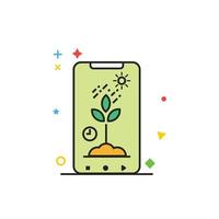 smart jordbruk ikon, lantbruk, ekologi, digital. mycket lämplig för webbplatser, appar och andra. vektor