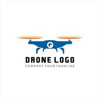 Illustration Grafik Vektor Zukunft der Drohnen-Technologie-Logo-Design-Vorlage