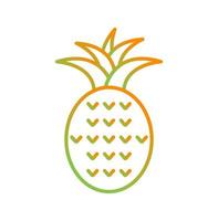 Ananas-Vektor-Symbol vektor