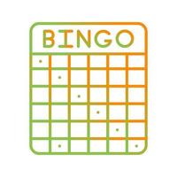 bingo vektor ikon