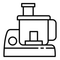 Mixer-Symbol für Haushaltsgeräte, Umrissstil vektor