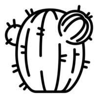 Kaktus-Symbol, Umrissstil vektor