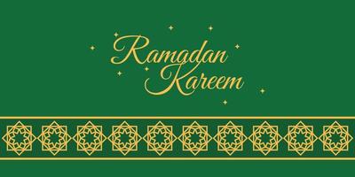 ramadan kareem. islamic hälsning kort mall med ramadan för tapet design. affisch, media baner. mosaik- vektor illustration. fri vektor