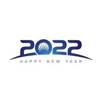 2022 nyårsikon vektorillustration vektor