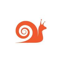 Schnecke Vektor Icon Design Illustration