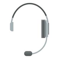 Büro-Headset-Symbol, Cartoon-Stil vektor