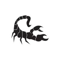 Skorpion-Symbol und Symbolvektorvorlage vektor