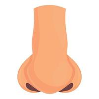 Nase Rhinoplastik Symbol Cartoon-Vektor. plastische Chirurgie vektor