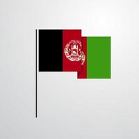 afghanistan vinka flagga design vektor