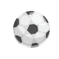 fotboll boll ikon, tecknad serie stil vektor