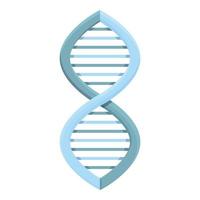 DNA-Symbol Cartoon-Vektor. Wissenschaftler Labor vektor