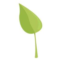 grön blad ikon tecknad serie vektor. ekologi vänlig vektor