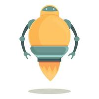 Robotik-Symbol Cartoon-Vektor. süßer Roboter vektor