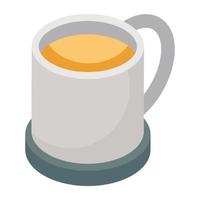 ein Premium-Download-Symbol von Teacup vektor