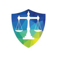 Law Balance und Anwaltsmonogramm-Logo-Design. Balance-Logo-Design in Bezug auf Anwalt, Anwaltskanzlei oder Anwälte. vektor