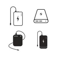 Powerbank-Symbol vektor