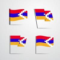 Republik Bergkarabach vektor