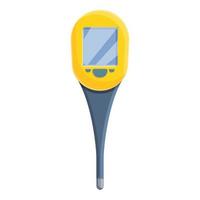 Grippe-Digitalthermometer-Symbol, Cartoon-Stil vektor