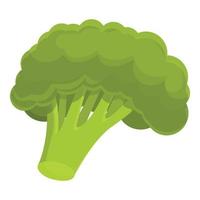 broccoli växt ikon, tecknad serie stil vektor