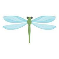 sjö trollslända ikon tecknad serie vektor. vinge insekt vektor