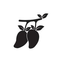 Mango-Vektor-Symbol. Illustrationslogo vektor