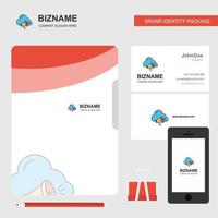 cloud music business logo file cover visitenkarte und mobile app design vektorillustration vektor
