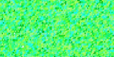 blaues und grünes Muster im quadratischen Stil. vektor
