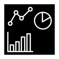 Statistiksymbolstil vektor