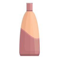 Shampoo-Flasche Symbol Cartoon-Vektor. Kosmetikbehälter vektor