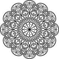 dekoratives Mandala-Design vektor