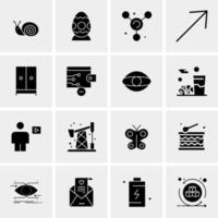 16 universelle Business-Icons Vektor kreative Icon-Illustration zur Verwendung in Web- und Mobilprojekten