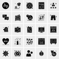 25 universelle Business-Icons Vektor kreative Icon-Illustration zur Verwendung in Web- und Mobilprojekten