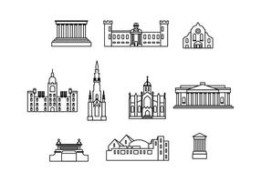 Edinburgh Gratis Zeichen Vector