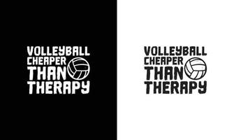 Volleyball-Zitat-T-Shirt-Design, Typografie vektor