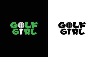 golf Citat t skjorta design, typografi vektor