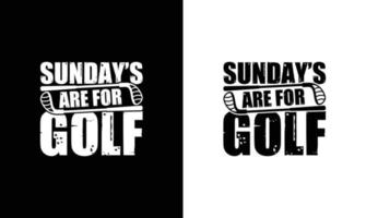 Golf-Zitat-T-Shirt-Design, Typografie vektor