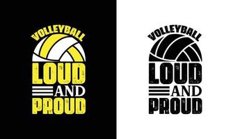 Volleyball-Zitat-T-Shirt-Design, Typografie vektor